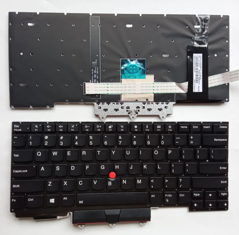 Picture of Laptop US keyboard forNew Replacement Keyboard Laptop For IBM E14 Generation/E14 GEN1 BLACK With Point Backlit (OEM) US US Layout